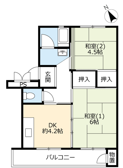 ＵＲ久喜青葉の間取り