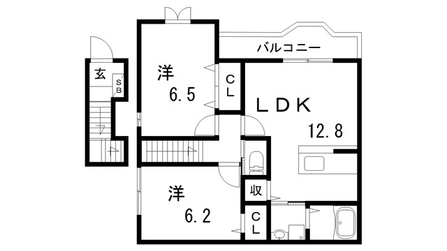 ヴィオラ花山の間取り