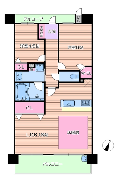 プレサンスロジェ都島本通ＥＡＳＴの間取り