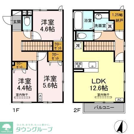 エルデガーデン　I号館の間取り