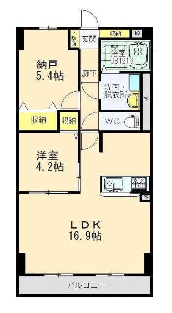 イストワール城西の間取り