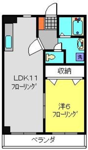 ロイヤルコート綱島の間取り