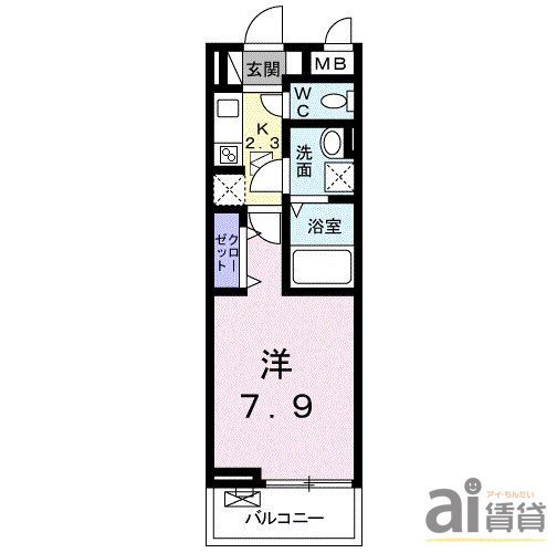 エデン　ワンの間取り