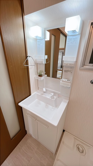 洗面設備　他号室のお写真です