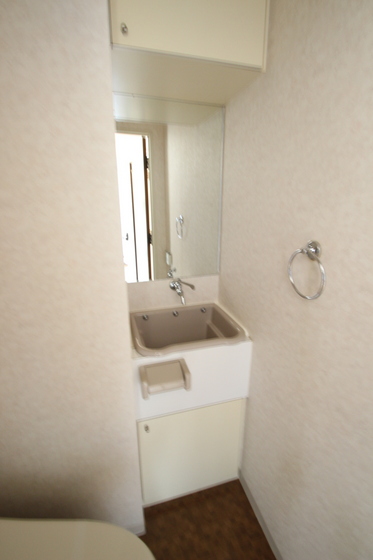 洗面設備　※別の号室の写真です