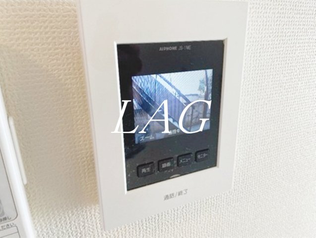 セキュリティ　モニター付きインターフォンです。