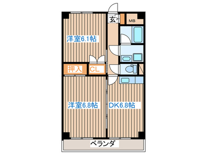 リビングステージ南仙台の間取り写真