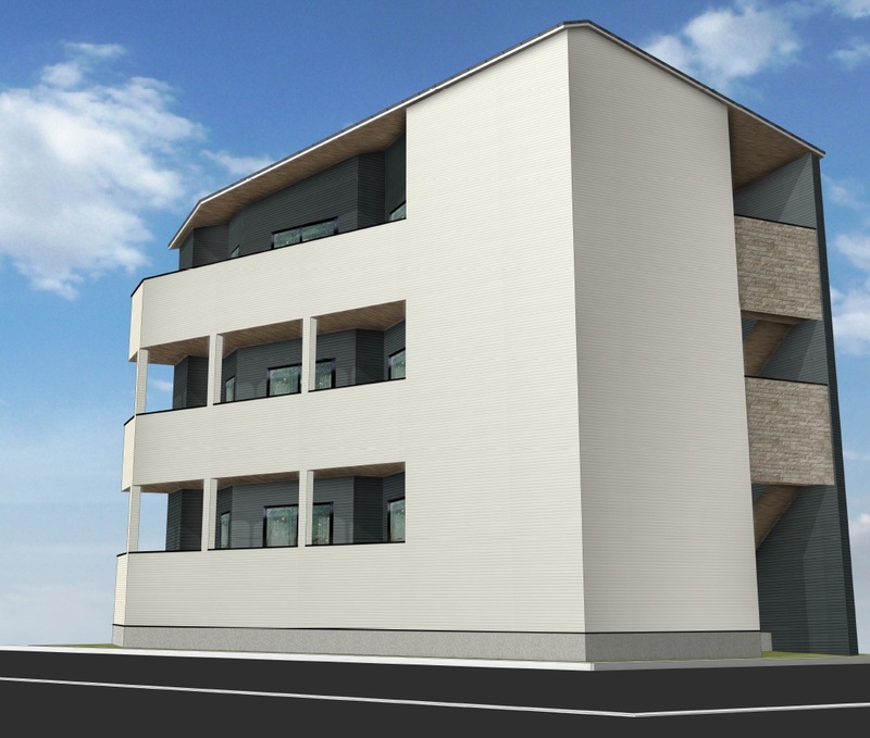 建物外観　外観です。外観パースです。
