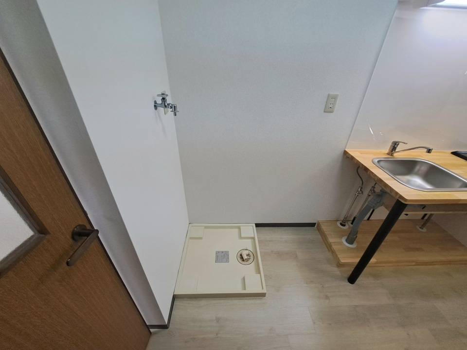 洗面設備　洗濯機置場