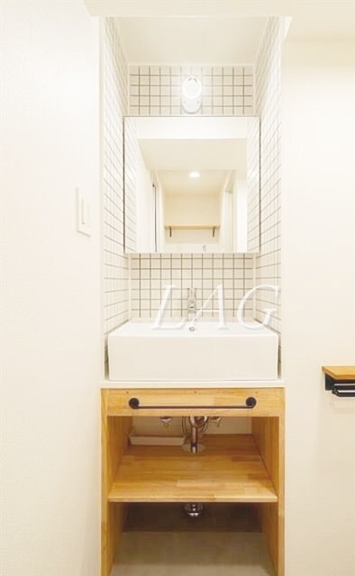 洗面設備　洗面台です。