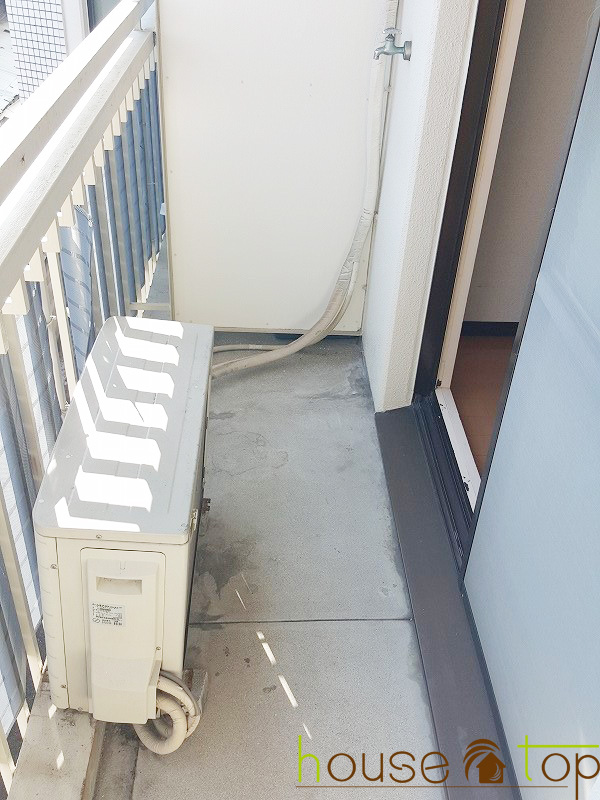 バルコニー　バルコニーには洗濯機も設置出来ますよ♪