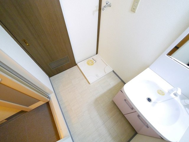 その他設備　脱衣スペースもあります