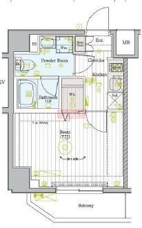 建物外観　間取図
