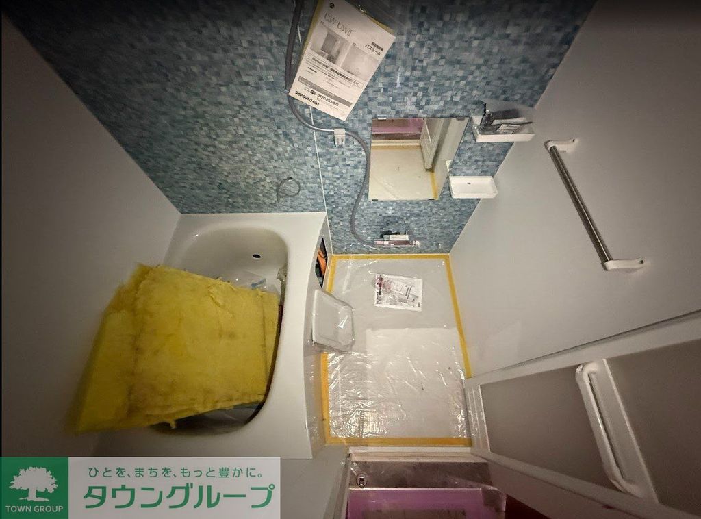 バス・シャワールーム　建築中