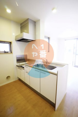 キッチン　ガスコンロ設置可能なキッチン
