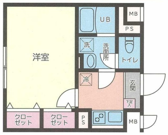 ココキューブ日暮里公園の間取り写真