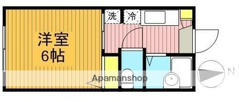 ＪＲ中央線 吉祥寺駅 徒歩13分 2階建 築36年の間取り写真