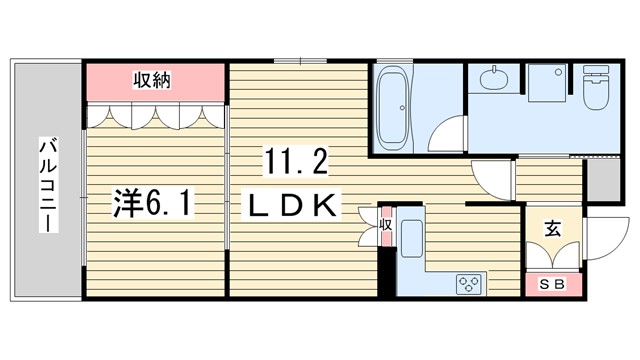 リーガル京都河原町四条南の間取り写真