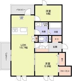 central crestの間取り写真