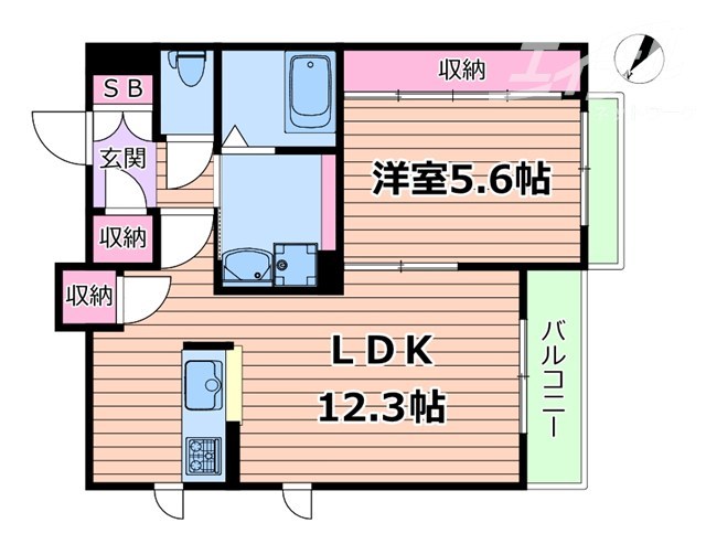 メゾンプレジールの間取り写真