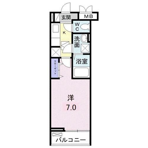 ＪＲ京浜東北線 南浦和駅 徒歩3分 3階建 築6年の間取り写真