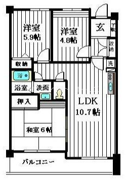 ロイヤルコートときわ台の間取り写真