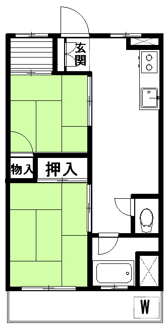 第一稲荷ビルの間取り写真