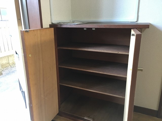 玄関　嬉しいシューズボックス！