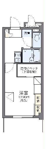 レオパレス小禄泉原當間の間取り写真