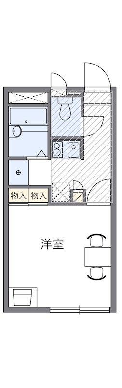 ＪＲ中央線 国分寺駅 徒歩11分 2階建 築20年の間取り写真