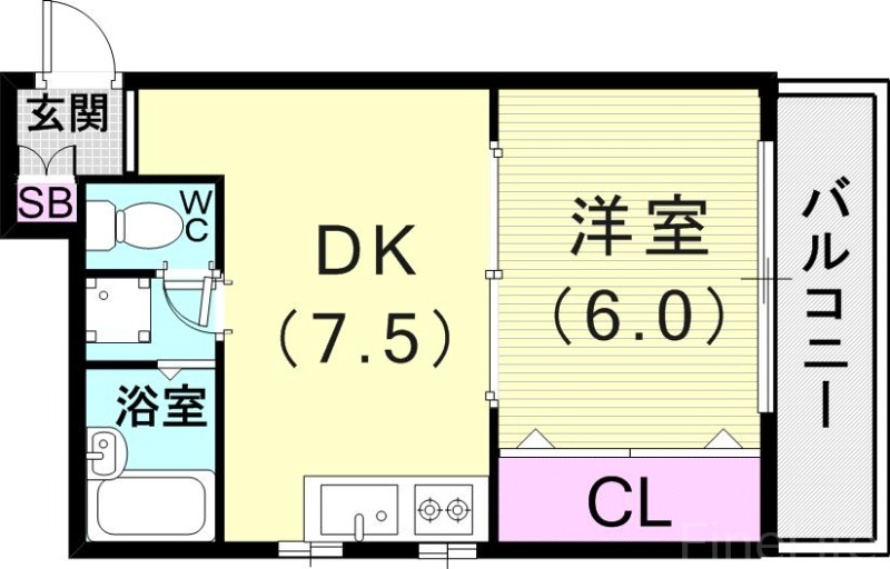 オータスビレッジの間取り