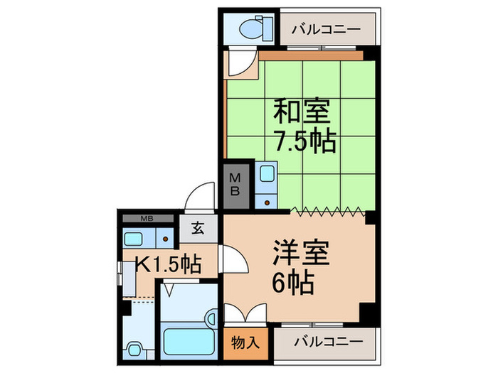 ツ－バイホ－ムビルの間取り