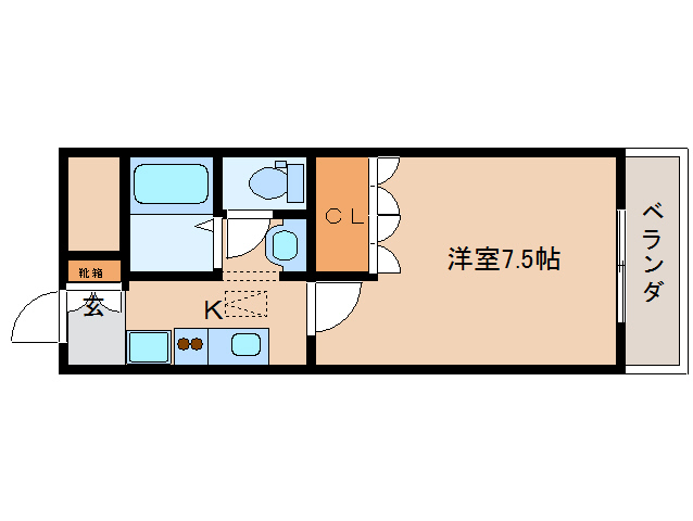 相楽郡精華町大字山田のマンションの間取り