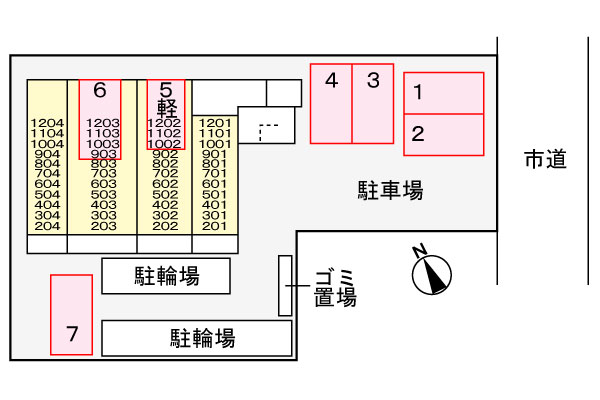 【広島市西区南観音のマンションのその他共有部分】