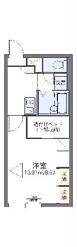 レオパレスわかばの間取り