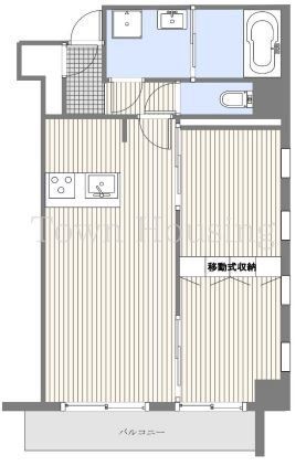 千代田区内神田のマンションの間取り