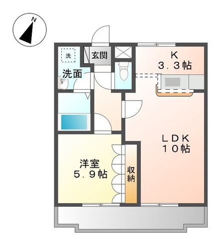 レインボー　ヒルの間取り