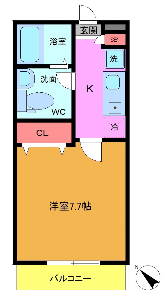 アルファ行徳の間取り