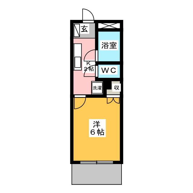 シャトー常盤台の間取り