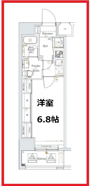 ログ浅草の間取り