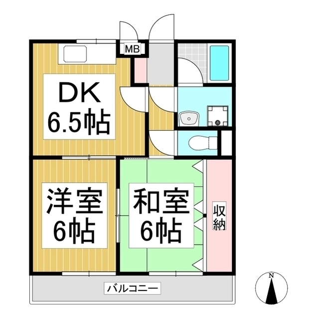 コーポ小林IIIの間取り