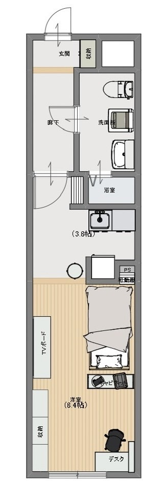 Ma maison医大東の間取り