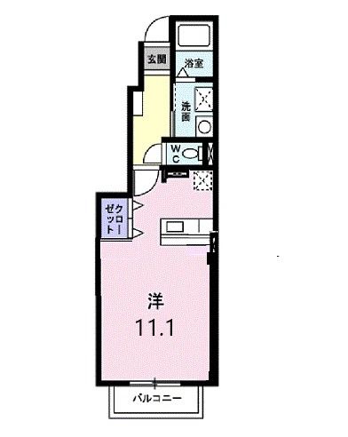 三重県亀山市布気町（アパート）の賃貸物件の間取り