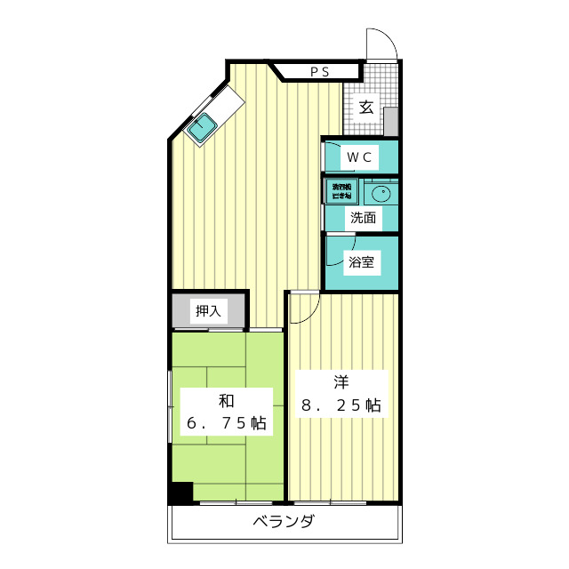 パール２５の間取り