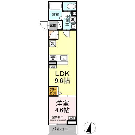 グラナーデ西瑞江の間取り