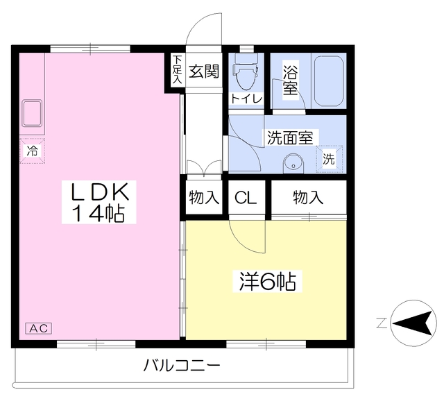 カーサコトブキの間取り