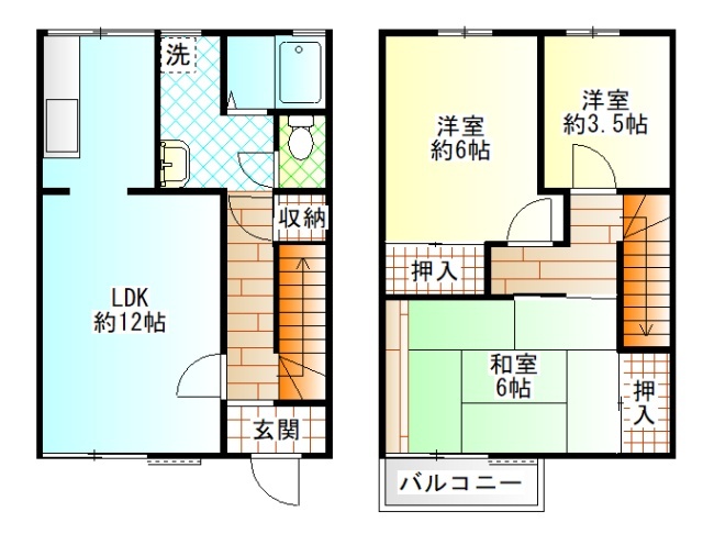 ＰＨハイムＡの間取り