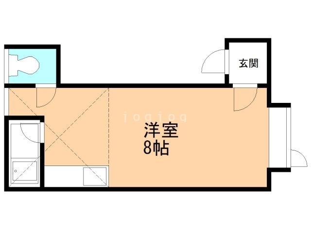 札幌市北区北二十八条西のアパートの間取り