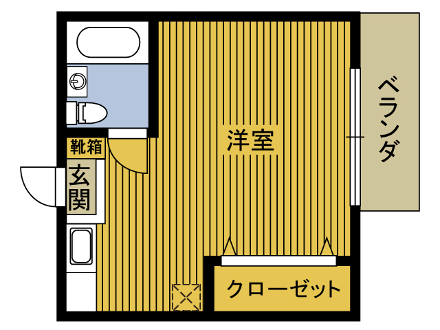 ラヴェール波希の間取り