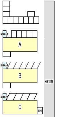 【小原コーポCの駐車場】